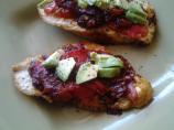 Avocado Cristo With Cherry Tomato Jam and Balsamic Reduction. Photo by College Girl