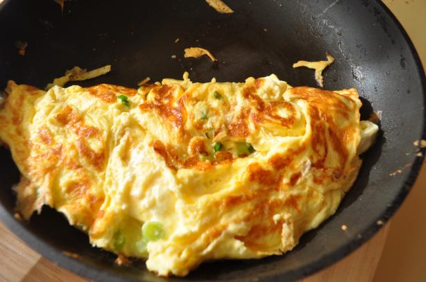 Feta/Bacon Scrambled Eggs for 1. Photo by I'mPat