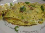 Feta/Bacon Scrambled Eggs for 1. Photo by Charlotte J