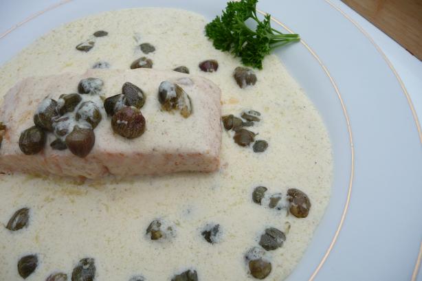 South Beach Salmon With Creamy Lemon Sauce Low Carb. Photo by Tea Jenny