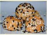 Sesame Cheese Olive Poppers