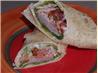Caesar's Pig Arriba! (Wrap W/ Ham & Caesar Dressing). Recipe by CookbookCarrie