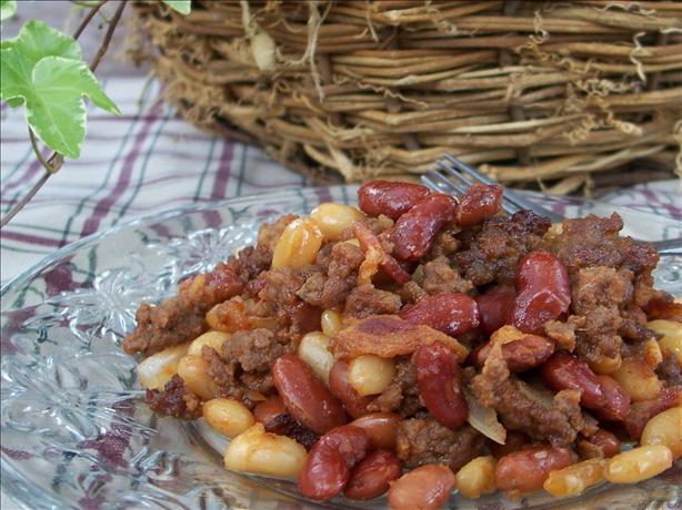 Calico Beans  (Baked Beans W/ 3 Kinds of Beans). Photo by Marsha D.
