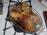 Chicken, Basted Deli Rotisserie Chicken on a Spit?
