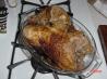 Chicken, Basted Deli Rotisserie Chicken on a Spit?