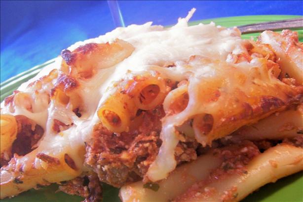 Baked Ziti With Sausage. Photo by *Parsley*