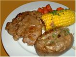 Tasty Apple Pork Chops & Potatoes