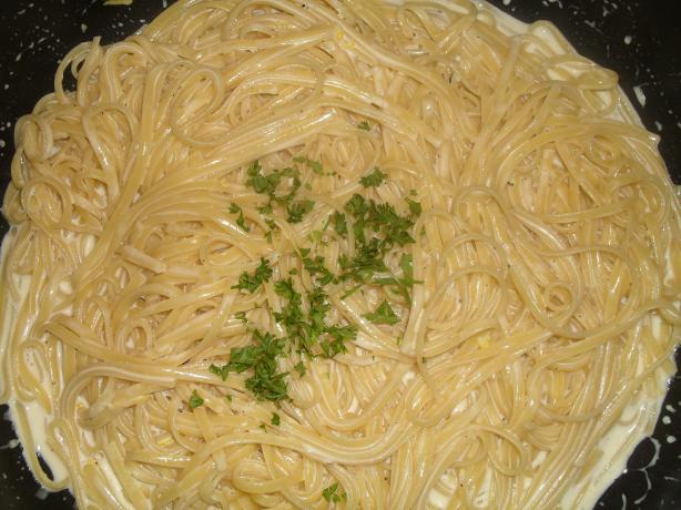 Fettuccine Alfredo. Photo by vivmom