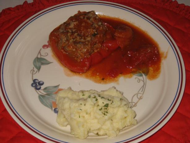 Slow Cooker Stuffed Bell Peppers. Photo by FrenchBunny