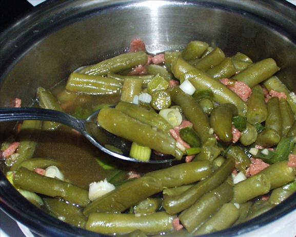 Fancy Tasting  Green  Beans. Photo by Marsha D.