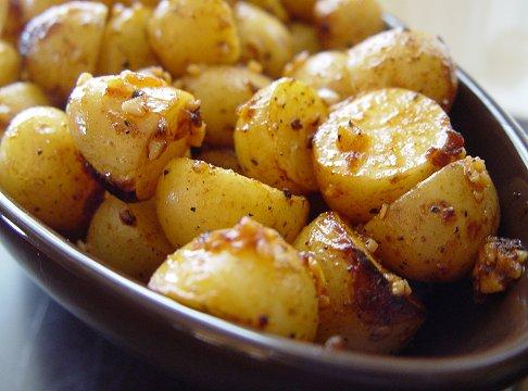 Smoking Ruby Gold Baby Potatoes. Photo by Beautiful BC