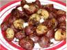 Smoking Ruby Gold Baby Potatoes