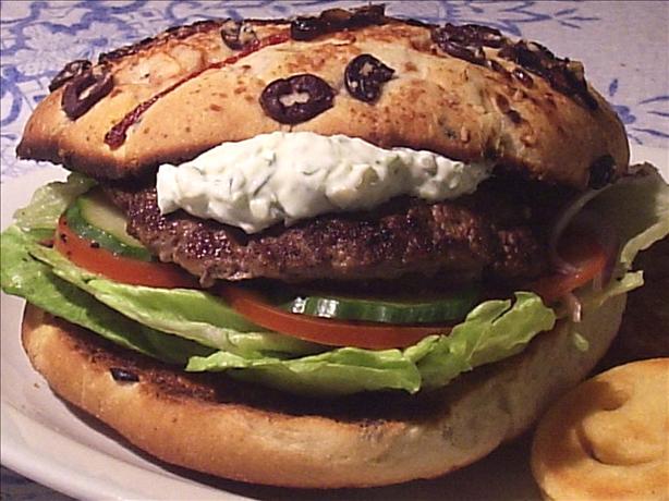 Greek Hamburgers. Photo by Fairy Nuff