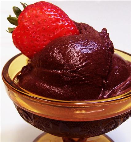 Pareve Chocolate Sorbet. Photo by PaulaG