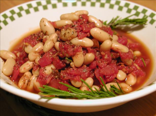 Tuscan Beans and Tomatoes. Photo by GaylaJ