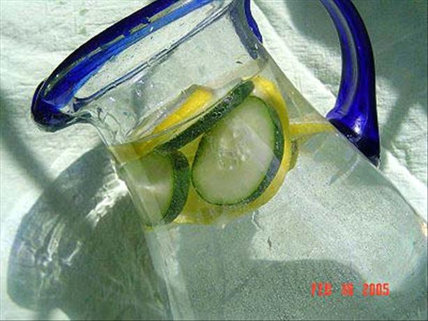 Refreshing Lemon & Cucumber Water. Photo by Dine & Dish