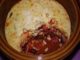 Bean and Cornbread Casserole (Crock Pot). Photo by BB2011