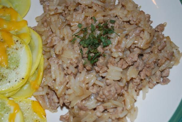 Stove Top Rice Oriental Ground Beef. Photo by J-Lynn