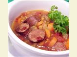 One Pot Spicy Sausage and Lentils
