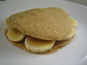 Banana Pancake Sandwich. Recipe by A Messy Cook