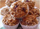 Raisin Oatmeal Bran Muffins