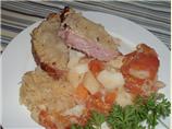Smoked Pork Chop & Sauerkraut Casserole