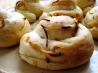 Caramelized Onion Rolls  With  Herb Butter