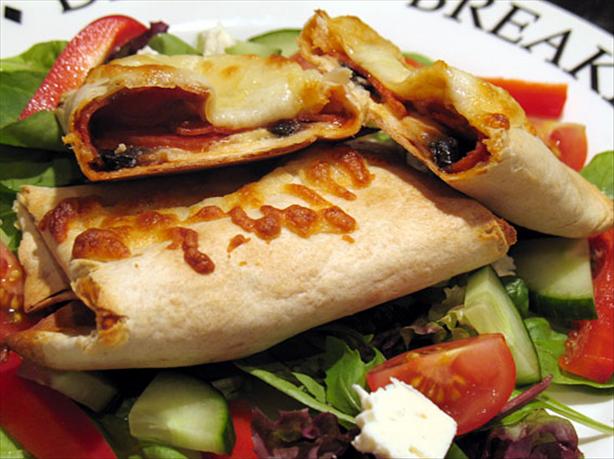 Pizza Wrap. Photo by -Sylvie-
