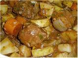 Burgundy Meatball Stew