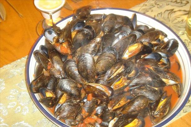 Steamed Mussels. Photo by SEvans