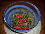 Green Bean and Cherry Tomato Salad. Photo by Simply Chris