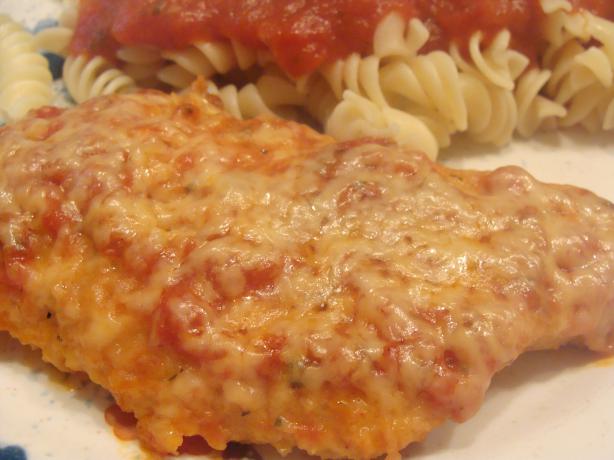 Quick & Easy Chicken Parmigiana. Photo by Lvs2Cook