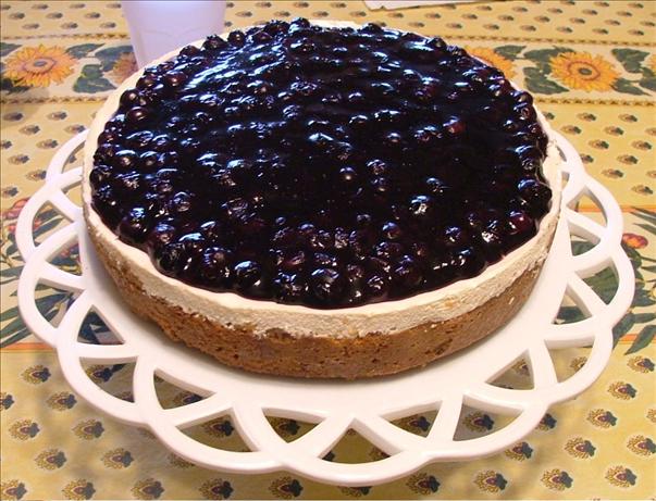 Sour Cream Cheesecake Fit for the Gods. Photo by A Messy Cook