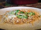 Spaghetti With Broccoli, Chickpeas, and Garlic