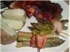 Asparagus Bundles or Green Bean Bundles. Recipe by SmHerndon