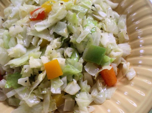 Cajun Peppered Cabbage. Photo by Julie B's Hive