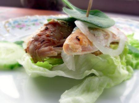 Curried Chicken Lettuce Wraps. Photo by Andi of Longmeadow Farm