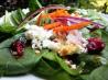 Feta and Red Onion Spinach Salad. Recipe by Sarafina