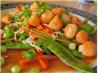 Tangerine-Sesame Noodles With Scallops