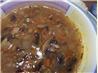 Mushroom Brown Rice Soup. Recipe by KristenErinM