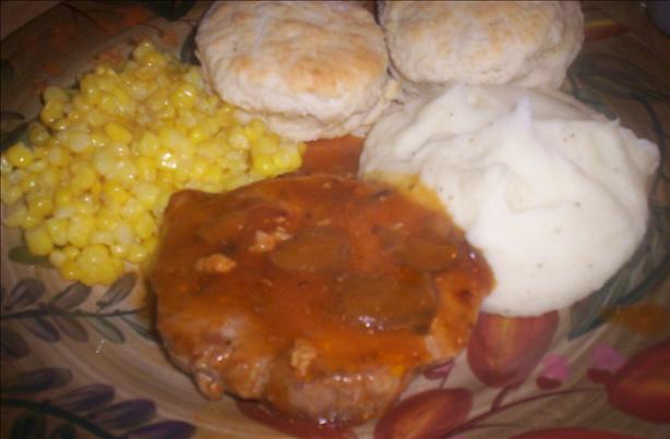 Campbell's Golden Mushroom Soup Pork Chops. Photo by Chef shapeweaver &copy;