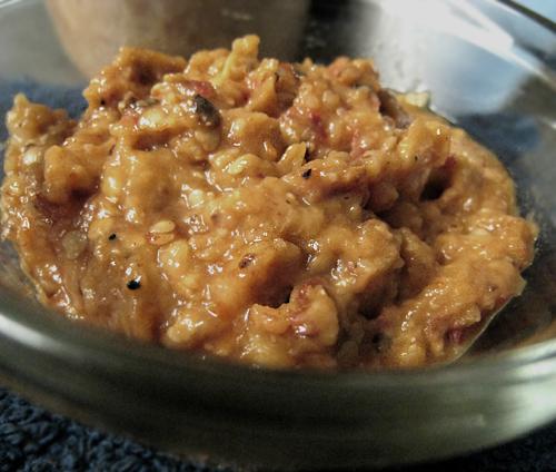 Roasted Eggplant (Aubergine) Spread. Photo by Caroline Cooks