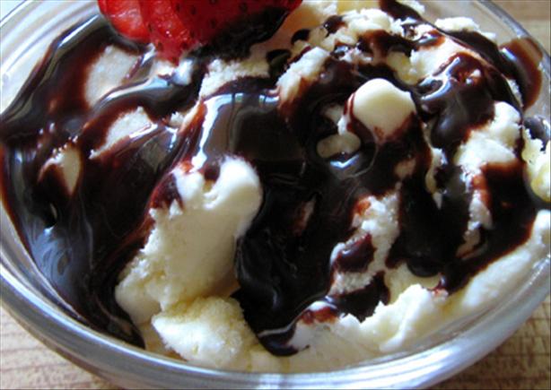 Lightened up Chocolate Raspberry Sauce. Photo by LUv 2 BaKE