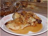 Chocolate Apricot Bread Pudding