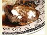 Filet Mignon With Goat Cheese and Balsamic Reduction