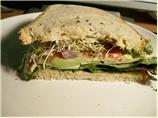 Tomato, Cheese, and Avocado Sandwich