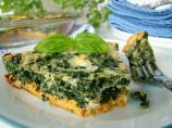Crustless Spinach Quiche (Low Fat)