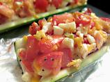 Zucchini with Bacon & Cheese
