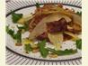 Shavings of Country Ham With Parmesan, Pears and Pine Nuts. Recipe by Tasty Tidbits