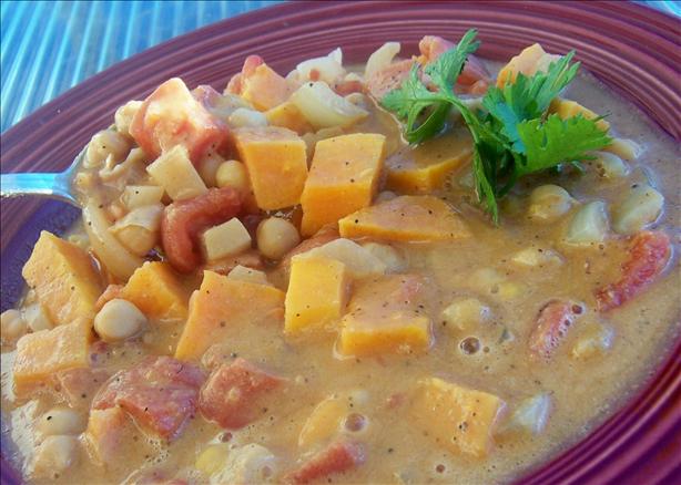 Vegetarian West African Soup. Photo by *Parsley*